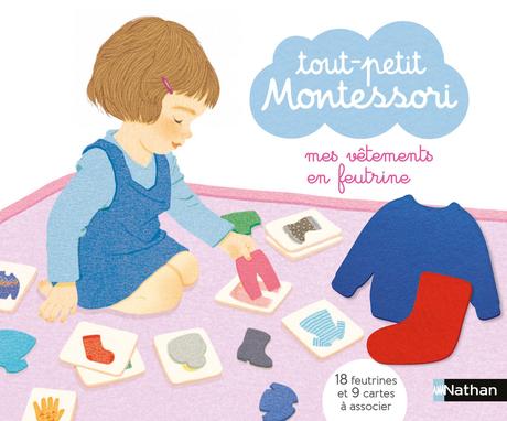 Coffret tout-petit Montessori - Mes vêtements en feutrine