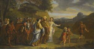 erasmus-quellinus-le jeune 1640-60 Coriolan implore d'epargner Rome coll priv