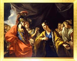 pellegrini (Giovanni Antonio) La Clemence d'Alexandre devant la famille de Darius vers 1700. soissons