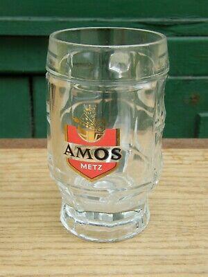 Chope à bière en verre doré Amos Metz