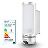 Caméra de surveillance extérieure jour & nuit Bosch - Smart Home Eyes (Intelligente & pilotable par smartphone - Caméra de sécurité HD connectée wifi, lumière intégrée)