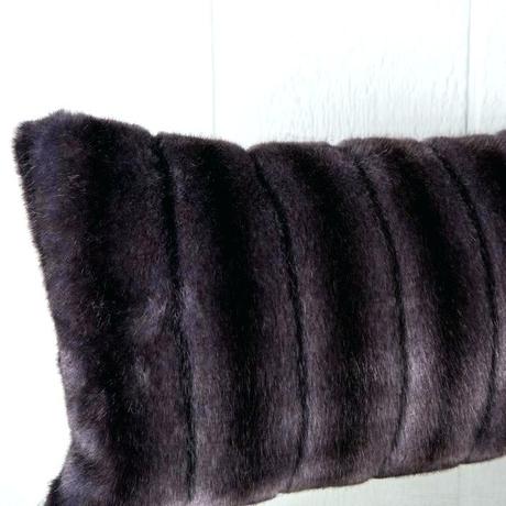 black faux fur pillow where to buy faux fur throw pillows