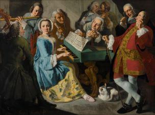 Traversi 1755-1760 La lecon de musique Nelson Atkins Museum Dallas