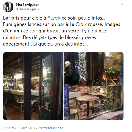 ENCORE un bar vandalisé par l'extrême-droite à Lyon : leur terrorisme va durer jusqu'à quand ?