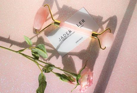 Jade Roller rouleau de jade quartz rose