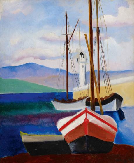 Moïse Kisling, Saint-Tropez, 1918, huile sur toile, 65,2 x 54,2 cm