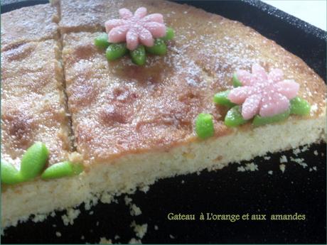 Gateau à l'orange et aux amandes Gateau à l'orange et aux amandes