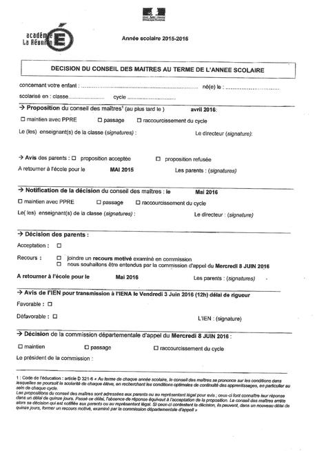 école : références: 04/2016