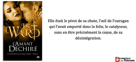 La Confrérie de la dague noire, Tome 17 : L'Amant déchiré    de  J.R. Ward