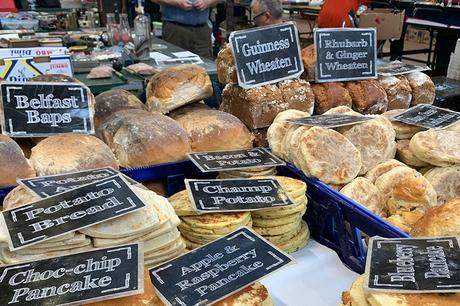 Produits de boulangerie au marché historique de St George