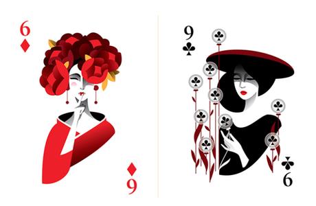 Un duo d’illustrateurs revisite le jeu de carte traditionnel