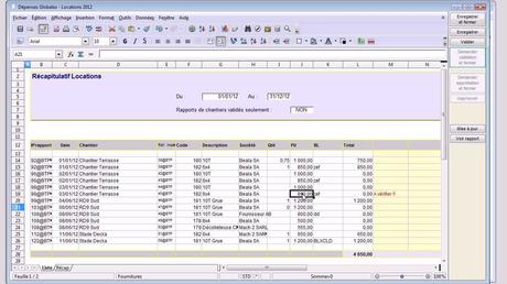 rapport de chantier Rapports de chantiers : consolidation et analyse