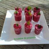 Mise à l'honneur Verrines betteraves boursin ail et fine herbes au thermomix ou sans - La cuisine de poupoule