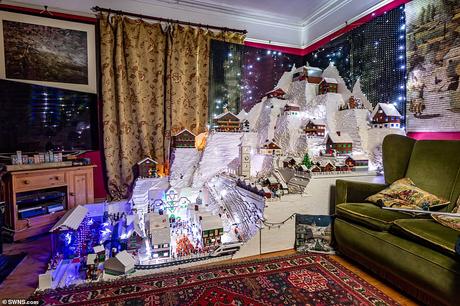 Un couple utilise 400 000 briques LEGO pour créer une station de ski