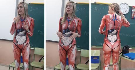Cette enseignante se déguise en corps humain pour donner un cours d’anatomie