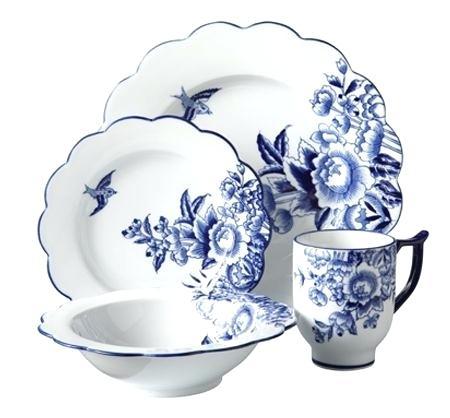 floral dinnerware sets blue patterned dinnerware sets