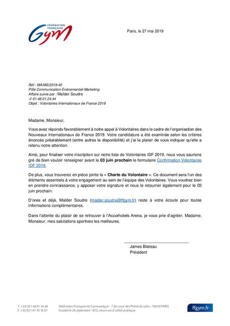 Modele De Lettre Salutation