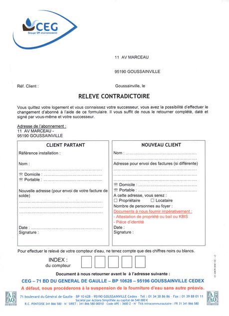 relevé contradictoire releve contradictoire edf lettre type - Modele et exemple de ...