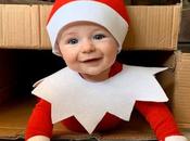 maman déguise bébé elfe Noël