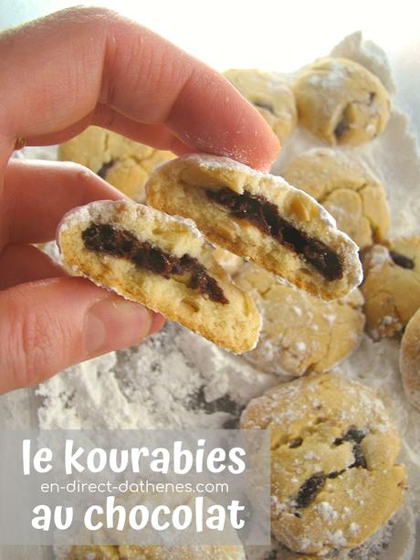 Le kourabies des gourmands parce qu'il y a du chocolat dedans et qu'en plus il est géant