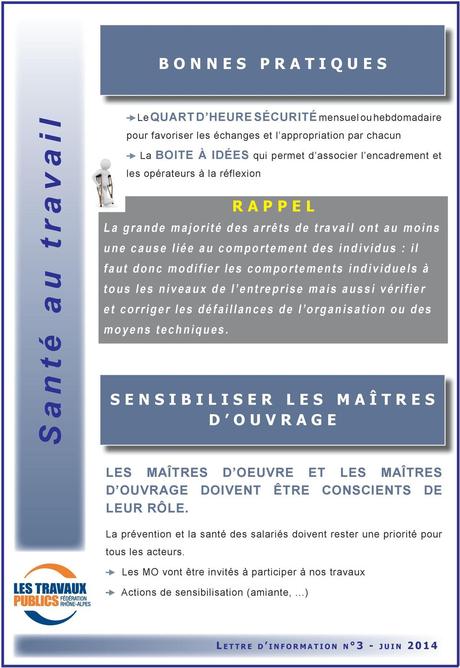 lettre de sensibilisation pour un salarié EDITO SOMMAIRE LETTRE D INFORMATION SANTÉ AU TRAVAIL N 3 ...
