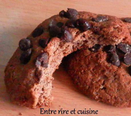 Cookies à la farine de châtaigne et pépites de chocolat Cookies à la farine de châtaigne et pépites de chocolat