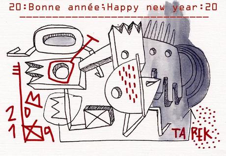سنة سعيدة / Happy new year / bonne année 2020 / Feliz año nuevo