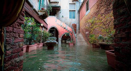 Cette photographe passe une journée entière à Venise lorsqu’elle est inondée, saisit à quel point la ville est différente