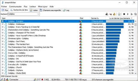 StreamWriter - enregistrez la musique diffusée par des milliers de stations de radio internet StreamWriter - enregistrez la musique diffusée par des milliers de stations de radio internet