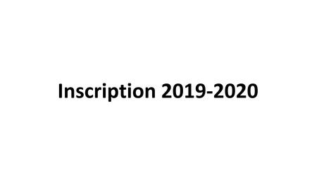 Inscription 2019-2020 | Université des Antilles