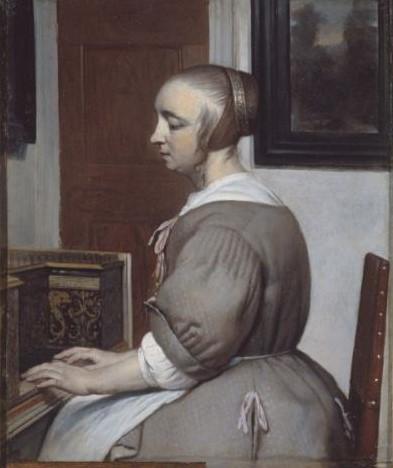 Metsu 1664-66 Femme au Virginal Petit Palais