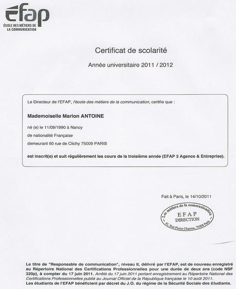 certificat de scolarite - Wpa.wpart.co