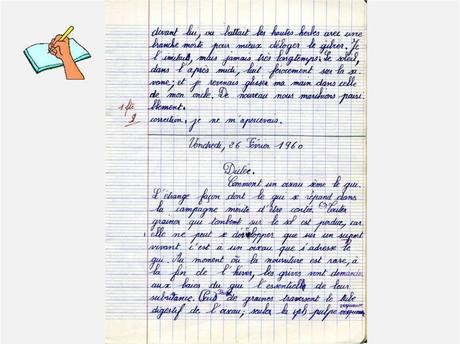 La France - J'ai retrouvé ton cahier d'école....