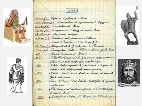 La France - J'ai retrouvé ton cahier d'école....