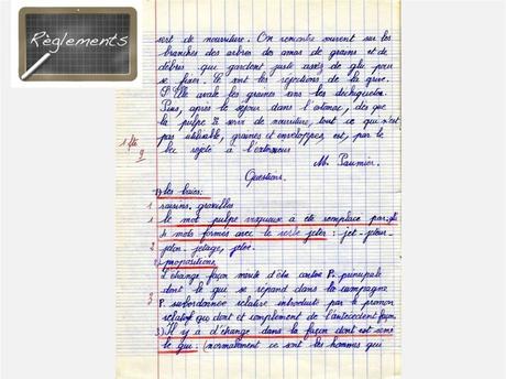 La France - J'ai retrouvé ton cahier d'école....