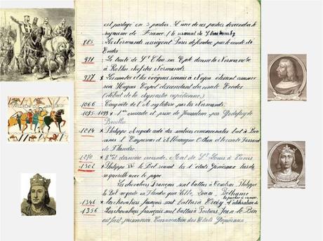 La France - J'ai retrouvé ton cahier d'école....