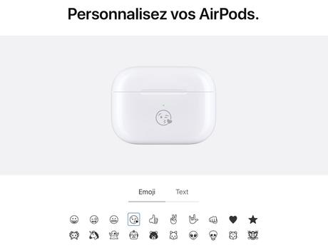 AirPods : vous pouvez désormais graver des émojis sur le boitier !