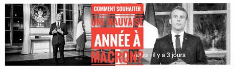 Souhaiter la mauvaise année à Macron - 660eme semaine politique