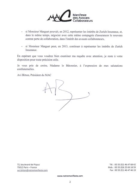 formule de politesse envers un avocat admin | Le Manifeste des Avocats Collaborateurs | Page 2