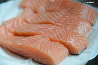 Saumon brocolis d'inspiration japonaise