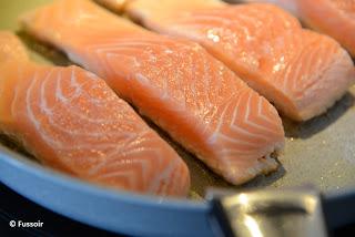 Saumon brocolis d'inspiration japonaise