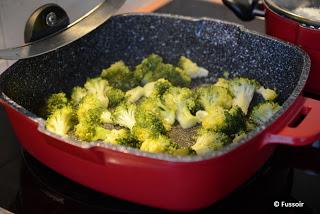 Saumon brocolis d'inspiration japonaise