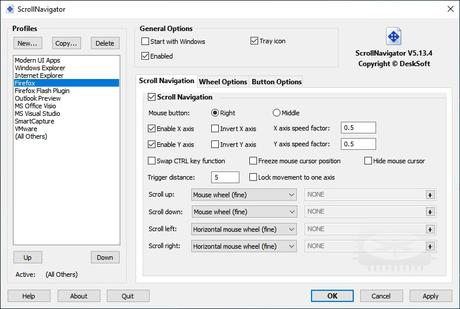 ScrollNavigator - faites défiler vos documents horizontalement et verticalement