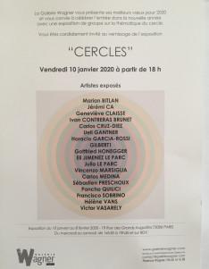 Galerie WAGNER    » CERCLES  » 10 Janvier au 8 Février 2020