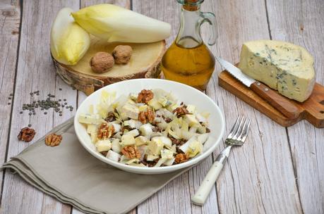 Salade de lentilles aux endives