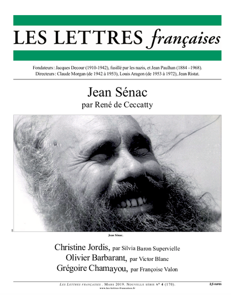 N° 170 – Les Lettres françaises d’avril 2019