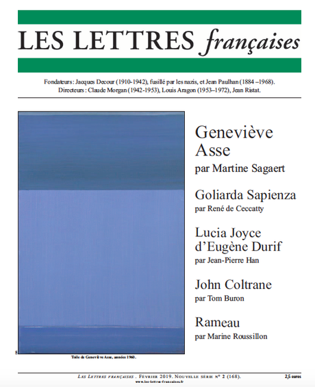 N° 168 – Les Lettres françaises de février 2019