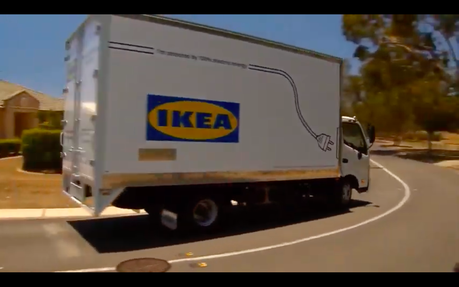 IKEA s’essaie à la livraison par camion électrique