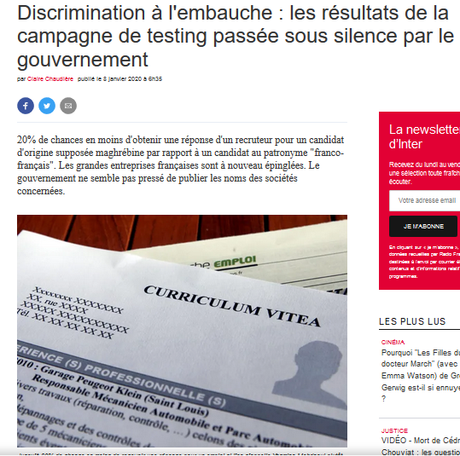racisme des grandes entreprises françaises : ce rapport que le gouvernement veut enterrer…