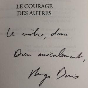 Le courage des autres, Hugo Boris… ma rentrée de l’hiver 2020 !
